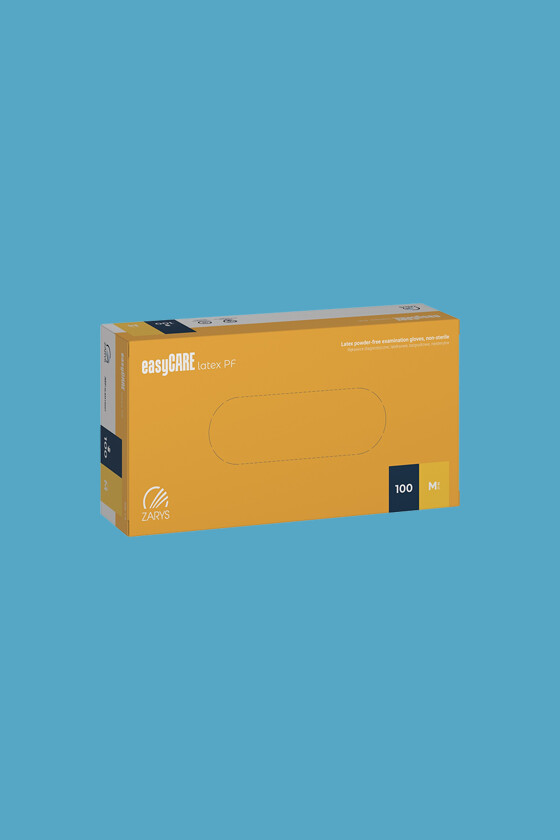 easyCARE latex, púdermentes orvosi kesztyű - Latex kesztyű - Fehér - XS