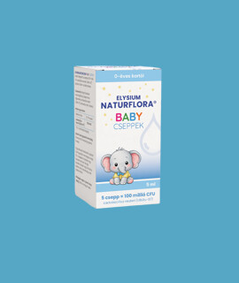Elysium Naturflora belsőleges szuszpenzió - Belsőleges szuszpenzió - 1 doboz - Naturflora Baby cseppek - 5 ml