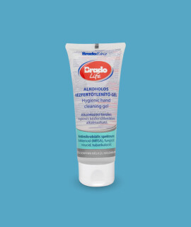 Bradolife alkoholos kézfertőtlenítő gél - Kézfertőtlenítő - Illatmentes - 100 ml