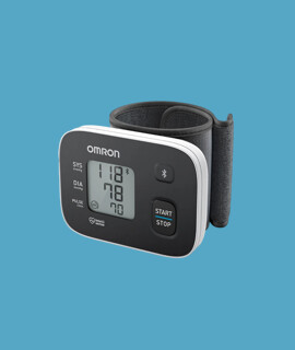 Omron RS3 Intelli IT - HEM-6161T-E csuklós vérnyomásmérő készülék (mandzsetta: 13,5-21,5 cm) - 1 db