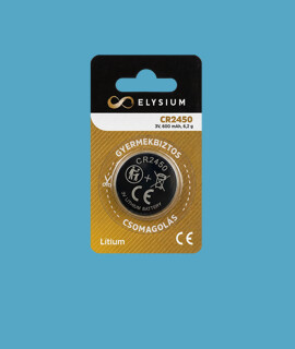 Elysium lítium gombelem (CR2450) - 1 db - 1 csomag