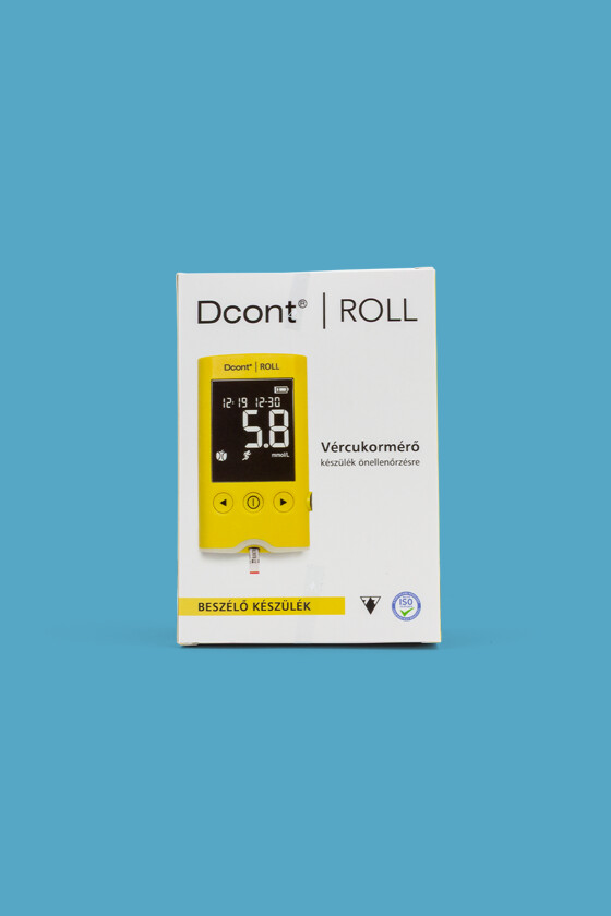Dcont vércukorszintmérő készlet - Vércukorszintmérő készlet lejárati idővel - Dcont Roll vércukorszintmérő készlet - 2029-04-30