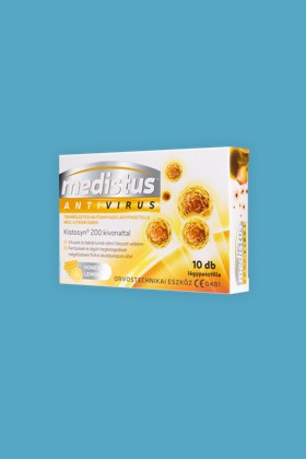 Medistus Antivirus lágypasztilla 10 szemes - Antivírus - Mézes-citromos - 1 doboz