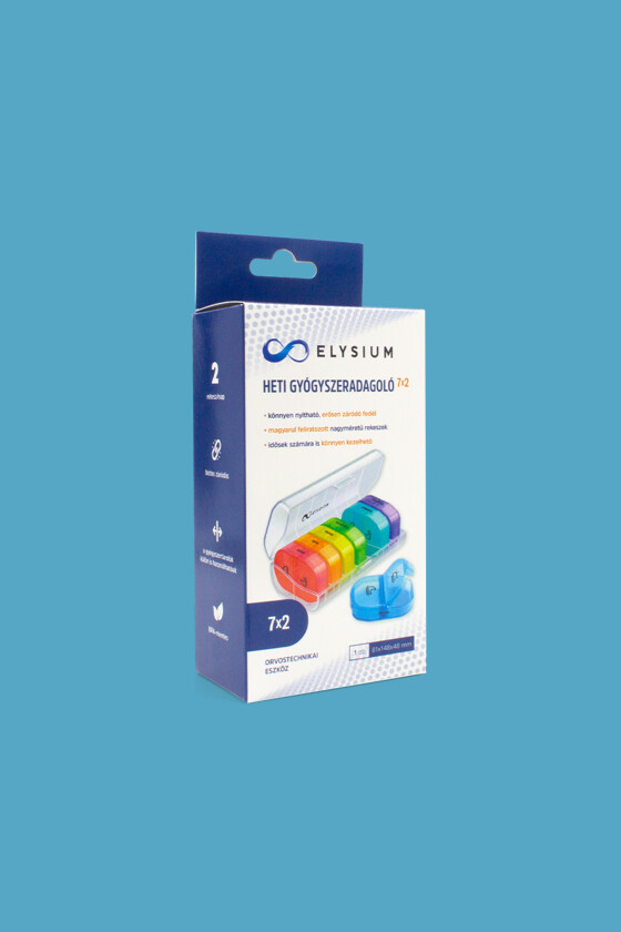 Elysium gyógyszeradagoló - Gyógyszeradagoló - Heti gyógyszeradagoló - 7x2
