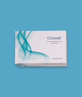 Well Biotech Orawell COVID-19 antigén, nyalókás, egylépéses gyorsteszt – 20 db tesztkészlet (nyálból) - 20 db