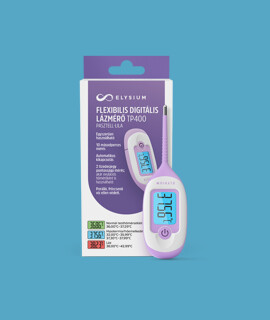 Elysium TP400 flexibilis digitális lázmérő - pasztell-lila - 1 db