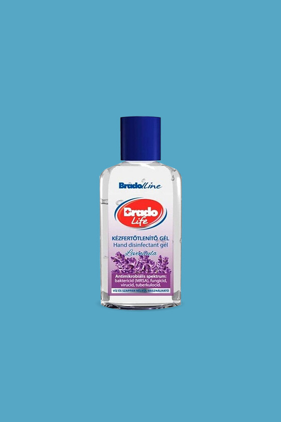 Bradolife kézfertőtlenítő gél - Levendula - 50 ML - 1 db