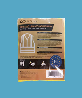 Elysium kötelező láthatósági mellény - Láthatósági mellény - 1 db