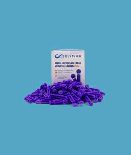 Elysium steril, biztonsági záras vérvételi lándzsa 30G - 100 db - 1 doboz