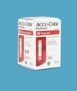 Accu-Chek Performa vércukorszintmérő tesztcsík - 50 db - 1 doboz