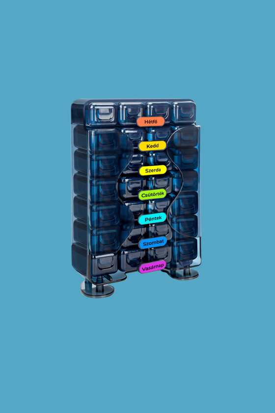 Elysium gyógyszeradagoló - Gyógyszeradagoló - Heti gyógyszeradagoló luxus torony - 7x4