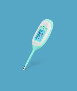 Elysium lázmérő - Lázmérő többféle típussal - TP400 flexibilis digitális lázmérő - pasztellzöld