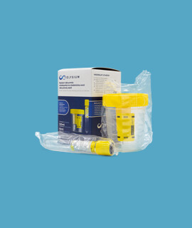 Elysium vákuumos vizeletgyűjtő készlet - Vákuumos vizeletgyűjtő készlet - Vizeletgyűjtő pohár vizeletminta-vevő csővel