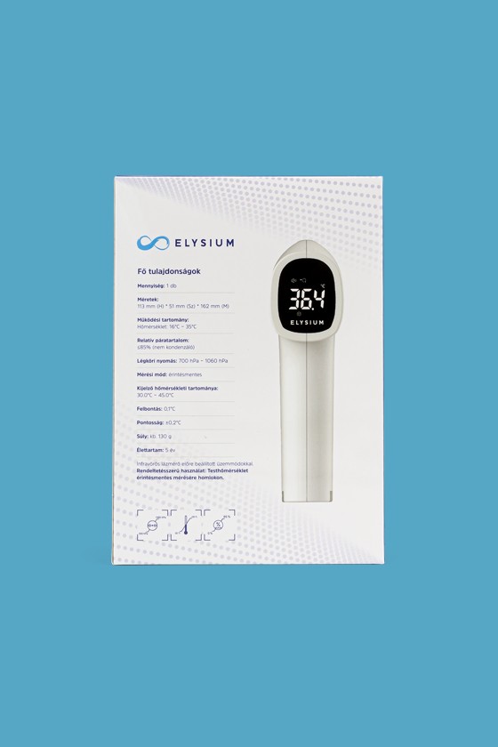 Elysium érintésmentes infravörös digitális lázmérő - Lázmérő többféle típussal - TP500 érintésmentes infravörös digitális lázmérő