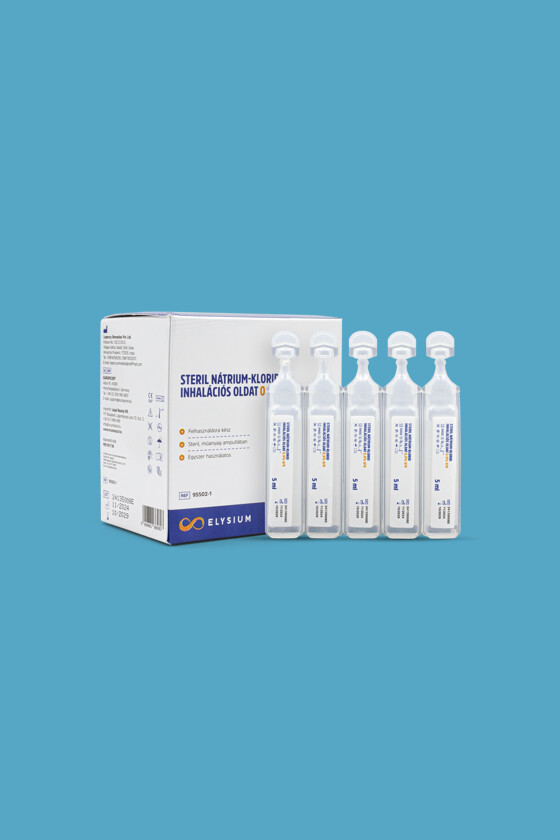 Elysium steril nátrium-klorid inhalációs oldat 0,9% V/V - 20 x 5 ml - 1 doboz