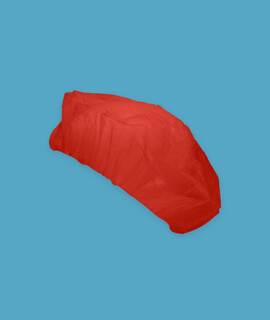 Harmónikás hajháló - Piros - 100 db