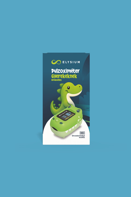Elysium pulzoximéter - Pulzoximéter - Gyerek - Krokodil