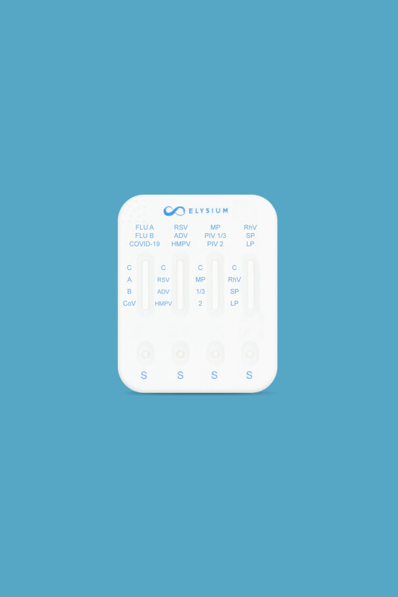 Elysium SARS-CoV-2 tesztkészlet - SARS-CoV-2 teszt - 1 db - 12 az 1-ben Covid 19 + Influenza A + Influenza B + RSV + ADV + MP + PIV 1/3 + PIV 2 + hMPV + RhV + SP + LP