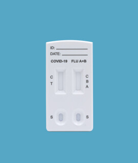 ALLTEST Beright COVID-19 gyorsteszt otthoni felhasználásra - 1 db tesztkészlet - SARS-CoV-2 teszt lejárati idővel - 3 az 1-ben Covid 19 + Influenza A + Influenza B Orrlyukpálcás - 2026-08-31 - 1 db