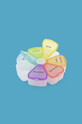 Elysium heti kerek gyógyszeradagoló - 7x1 - 1 db