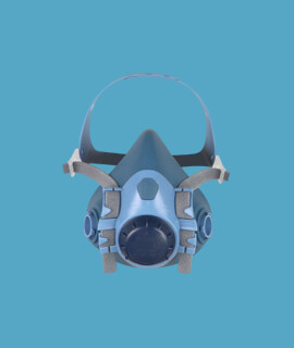 Singer DMS ikerszűrős szilikon félálarc (3M kompatibilis) - Félálarc - 1 db - M