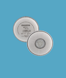 Singer P3 műanyag burkolat nélküli bajonett részecskeszűrő - 1 pár
