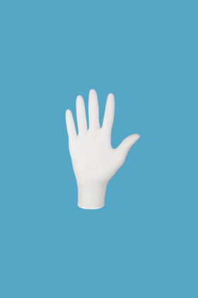 Mercator nitrylex® orvosi púdermentes nitril kesztyű - Nitril kesztyű - Fehér - L