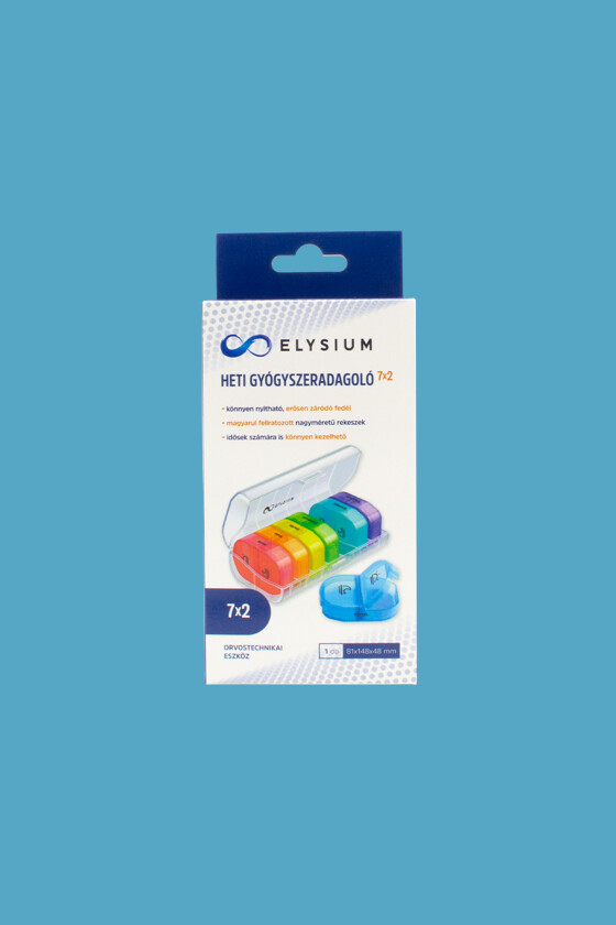 Elysium gyógyszeradagoló - Gyógyszeradagoló - Heti gyógyszeradagoló - 7x2