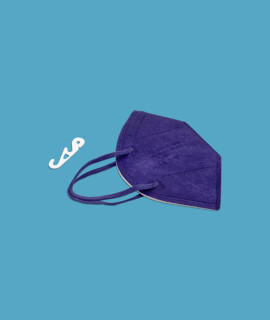 Jada 7-rétegű FFP3 CE 0370 - FFP3 maszk - 20 db - Kék - Szelep nélküli