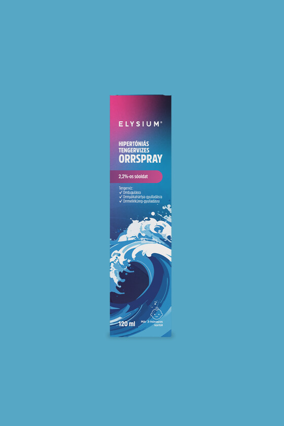 Elysium orrspray - Orrspray - Hipertóniás tengervizes orrspray - 2,2% - 120 ml