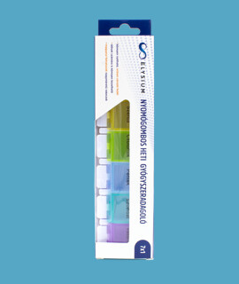 Elysium gyógyszeradagoló - Gyógyszeradagoló - Heti gyógyszeradagoló (nyomógombos) - 7x1