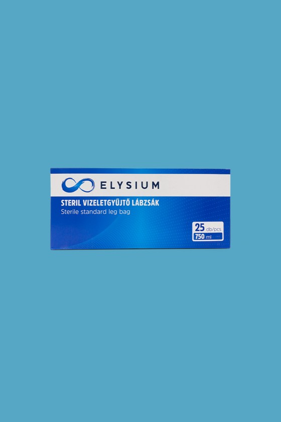 Elysium steril vizeletgyűjtő zsák - Vizeletgyűjtő zsák - 1 db - Steril vizeletgyűjtő lábzsák - 750 ml