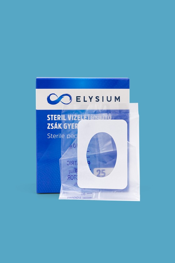 Elysium steril vizeletgyűjtő zsák - Vizeletgyűjtő zsák - 1 db - Steril vizeletgyűjtő zsák gyerekeknek - 100 ml