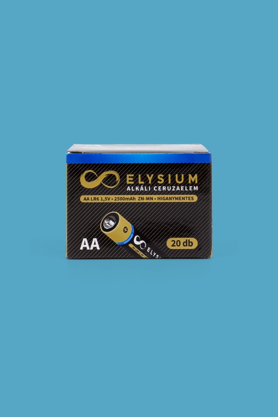 Elysium alkáli elem - Elem - 20 db - Ceruzaelem (AA)
