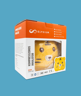 Elysium inhalátor - Inhalátor - Kompresszoros tigris formájú inhalátor - AXD-303