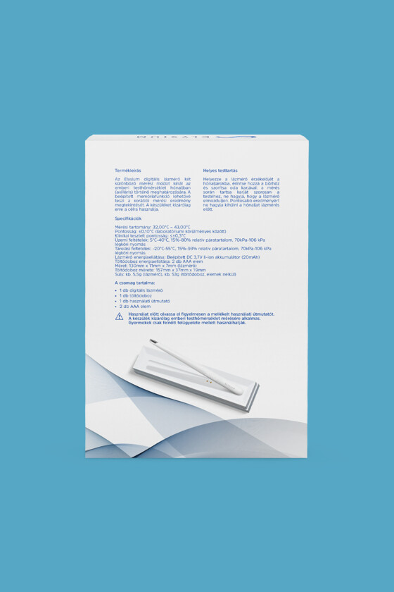 Elysium lázmérő - Lázmérő többféle típussal - TP1000 digitális lázmérő - fehér