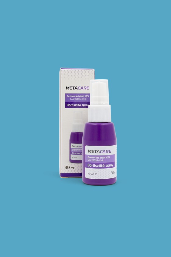 METACARE povidon-jód 10% bőrtisztító spray - 30 ml - 1 db