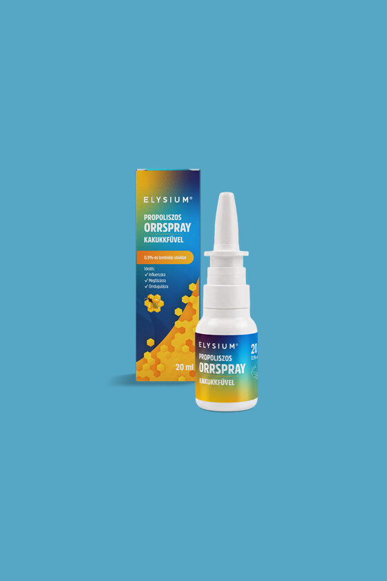 Elysium orrspray - Orrspray - Propoliszos orrspray kakukkfűvel - 0,9% - 20 ml