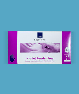 Prémium minőségű dán nitril kesztyű - 200 db - Kék - S