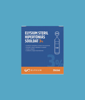 Elysium steril hipertóniás sóoldat - 3% - 20 x 5 ml - 1 doboz