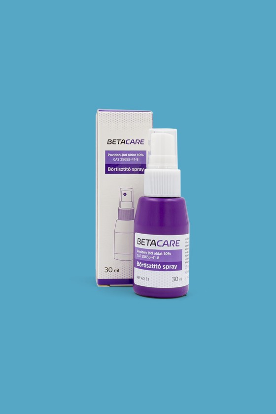 BETACARE povidon-jód 10% bőrtisztító spray - 30 ml - 1 db