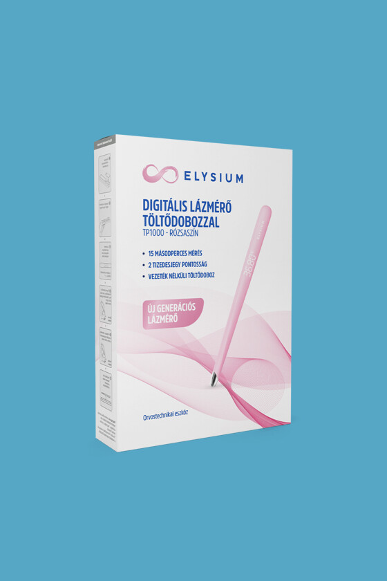 Elysium lázmérő - Lázmérő többféle típussal - TP1000 digitális lázmérő - rózsaszín