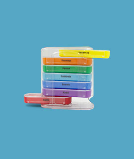 Elysium gyógyszeradagoló - Gyógyszeradagoló - Heti gyógyszeradagoló (torony) - 7x4