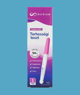 Elysium gyors kimutatású vizeletsugaras terhességi teszt - hCG 20 mIU/ml - 1 db - 1 doboz
