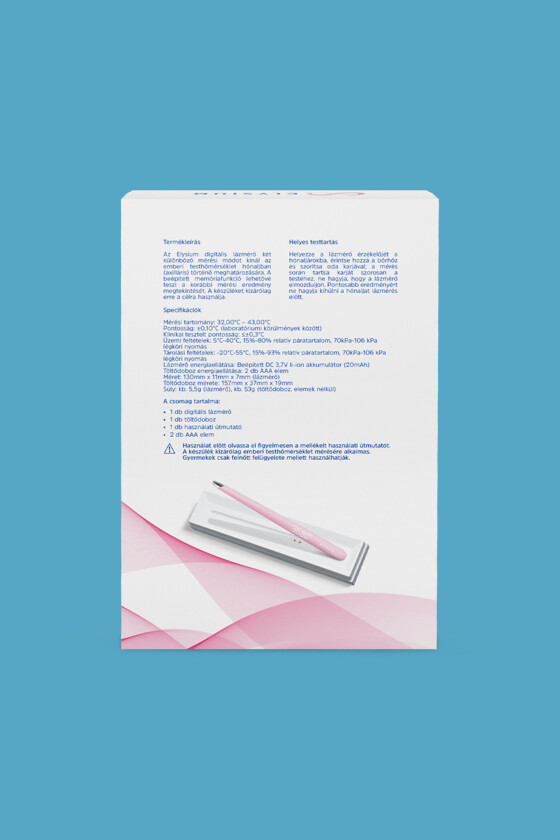 Elysium lázmérő - Lázmérő többféle típussal - TP1000 digitális lázmérő - rózsaszín