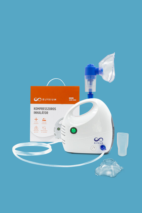 Fociláz - Elysium kompresszoros felnőtt inhalátor - AXD-305 + Focilabda