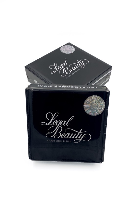 Legal Beauty KN95/FFP2 7 rétegű arcmaszk - Legal Beauty Arcmaszk - 5 db - Fekete - Szelep nélküli