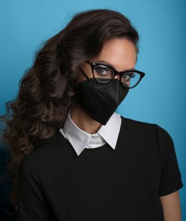 Legal Beauty FFP3 7-rétegű maszk (CE 0370) - Fekete - Szelep nélküli - 5 db
