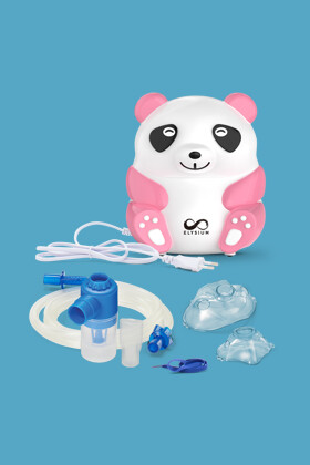 Elysium kompresszoros pink panda formájú inhalátor - AXD-302 - 1 db