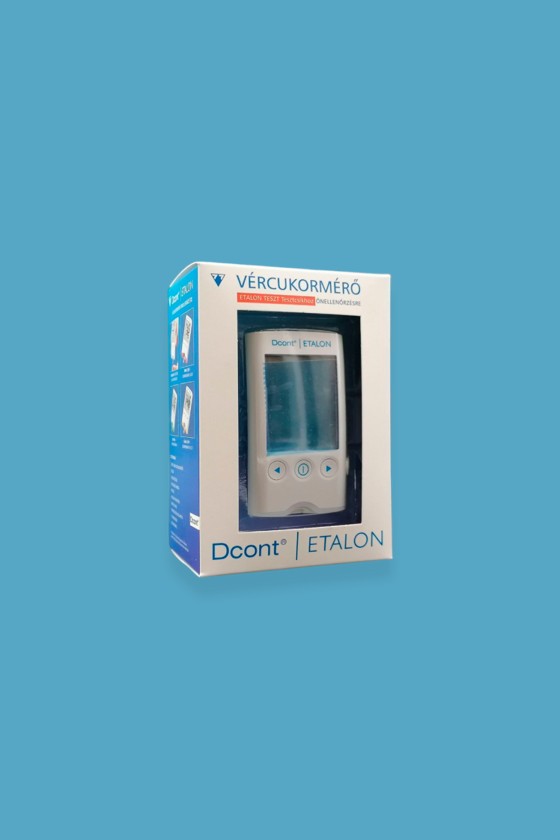Dcont vércukorszintmérő készlet - Vércukorszintmérő készlet lejárati idővel - Dcont Etalon vércukorszintmérő készlet - 2027-01-31